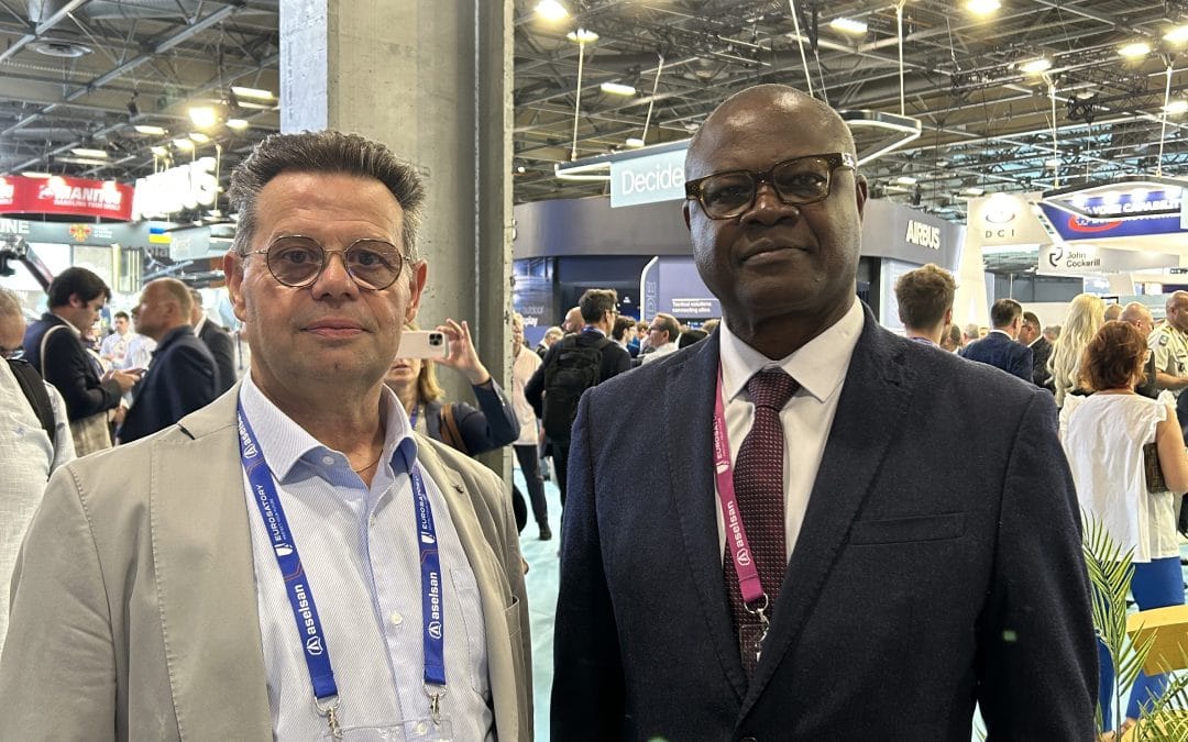 Rencontre avec le CEMAT des Forces armées Béninoise, le Général de Corps d&rsquo;Armée Abou ISSA, le 3e jour d’EUROSATORY 2026