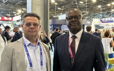 Rencontre avec le CEMAT des Forces armées Béninoise, le Général de Corps d’Armée Abou ISSA, le 3e jour d’EUROSATORY 2026