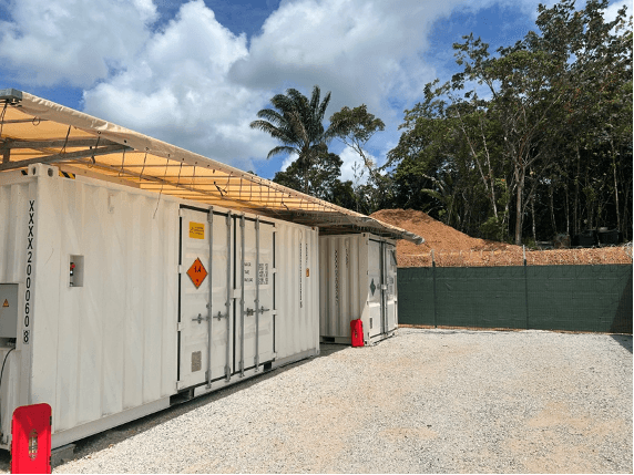 Nouveau dépôt d’explosifs en conteneurs CAPYRO® installé en Guyane